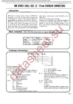 RM12BRD-2S(71) datasheet  
